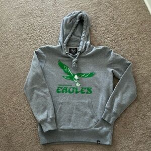 Philadelphia Eagles Ladies Kelly green logo hoodie